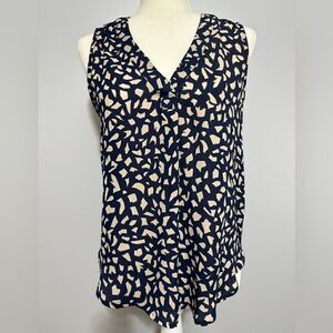 Ann Taylor navy and tan tank. Size XS